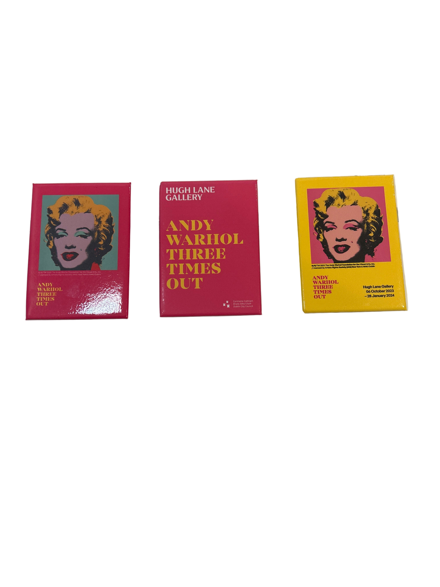 Yellow Marilyn magnet
