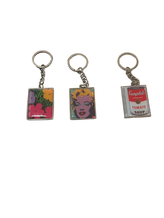 Blue Marilyn keyring