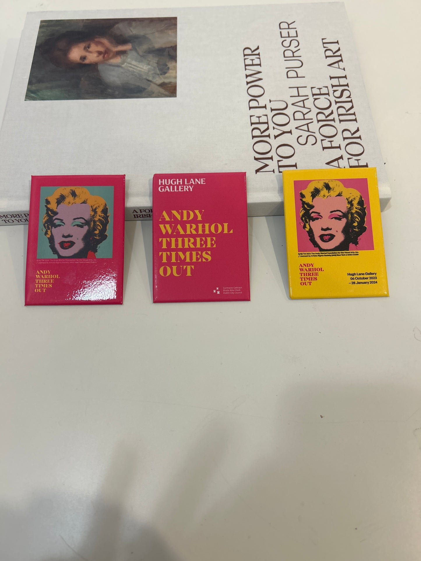 ANDY WARHOL PINK MARILYN MAGNET