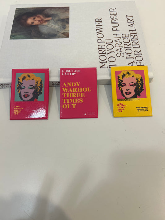 ANDY WARHOL PINK MARILYN MAGNET