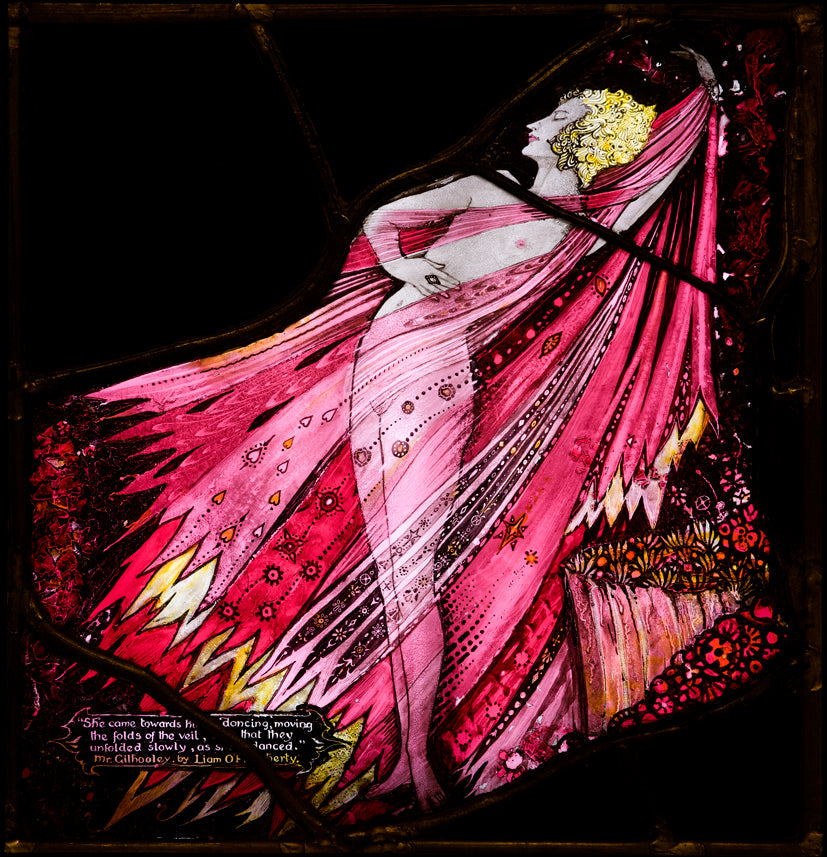 Harry Clarke Stained Glass Window Art - Detail from 'The Geneva Window'