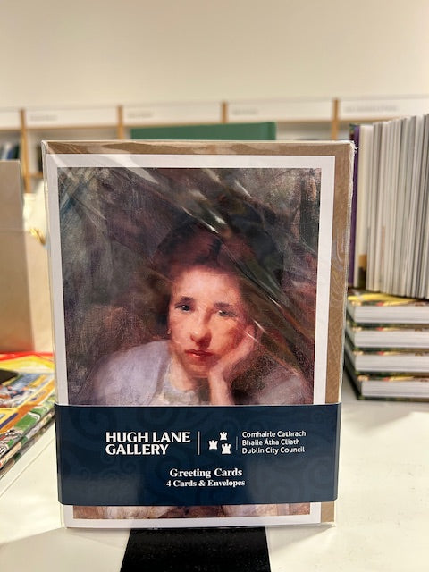 HUGH LANE 4 PACK OF NOTECARDS FROM THE MORE POWER TO YOU EXHIBITION