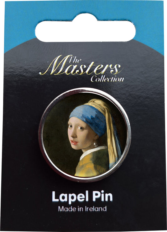 VERMEER THE GIRL WITH THE PEARL EARRING PIN