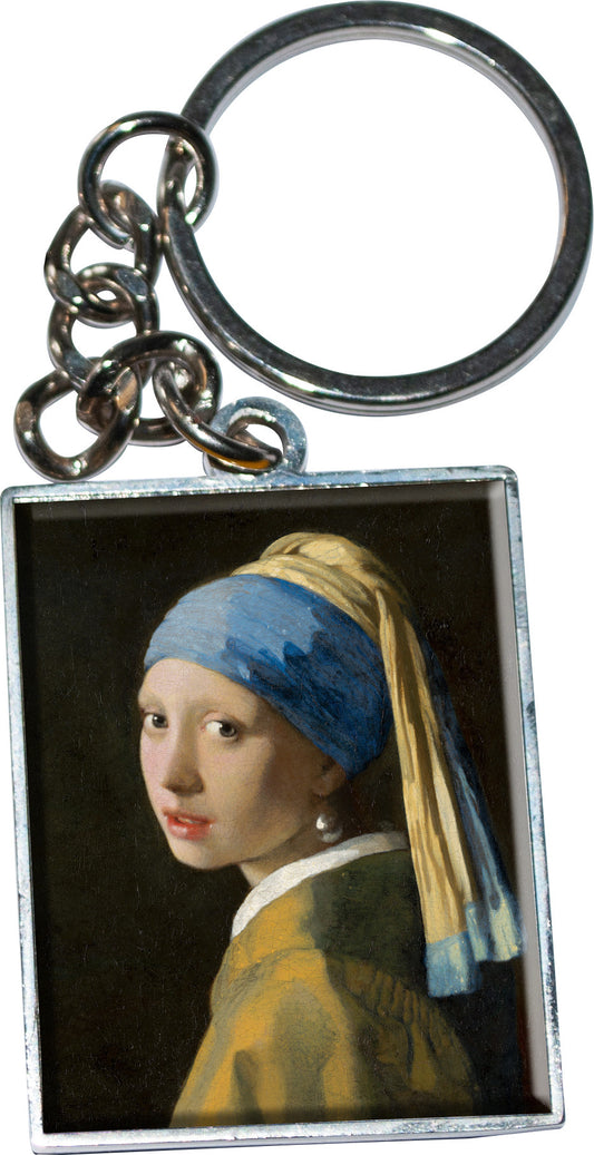 VERMEER THE GIRL WITH THE PEARL EARRING KEYRING