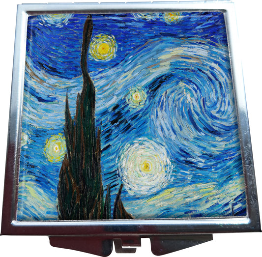 VINCENT VAN GOGH STARRY NIGHT COMPACT MIRROR