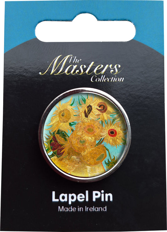 VINCENT VAN GOGH SUNFLOWERS PIN