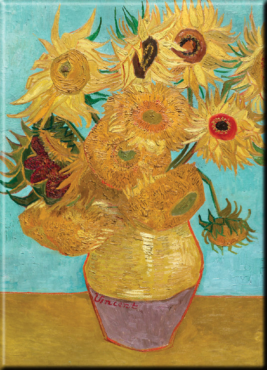 VINCENT VAN GOGH SUNFLOWERS MAGNET