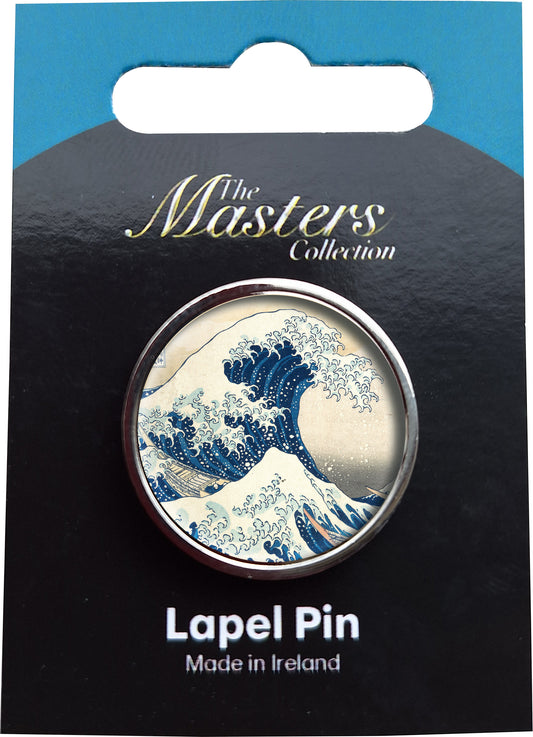 HOKUSAI THE GREAT WAVE PIN