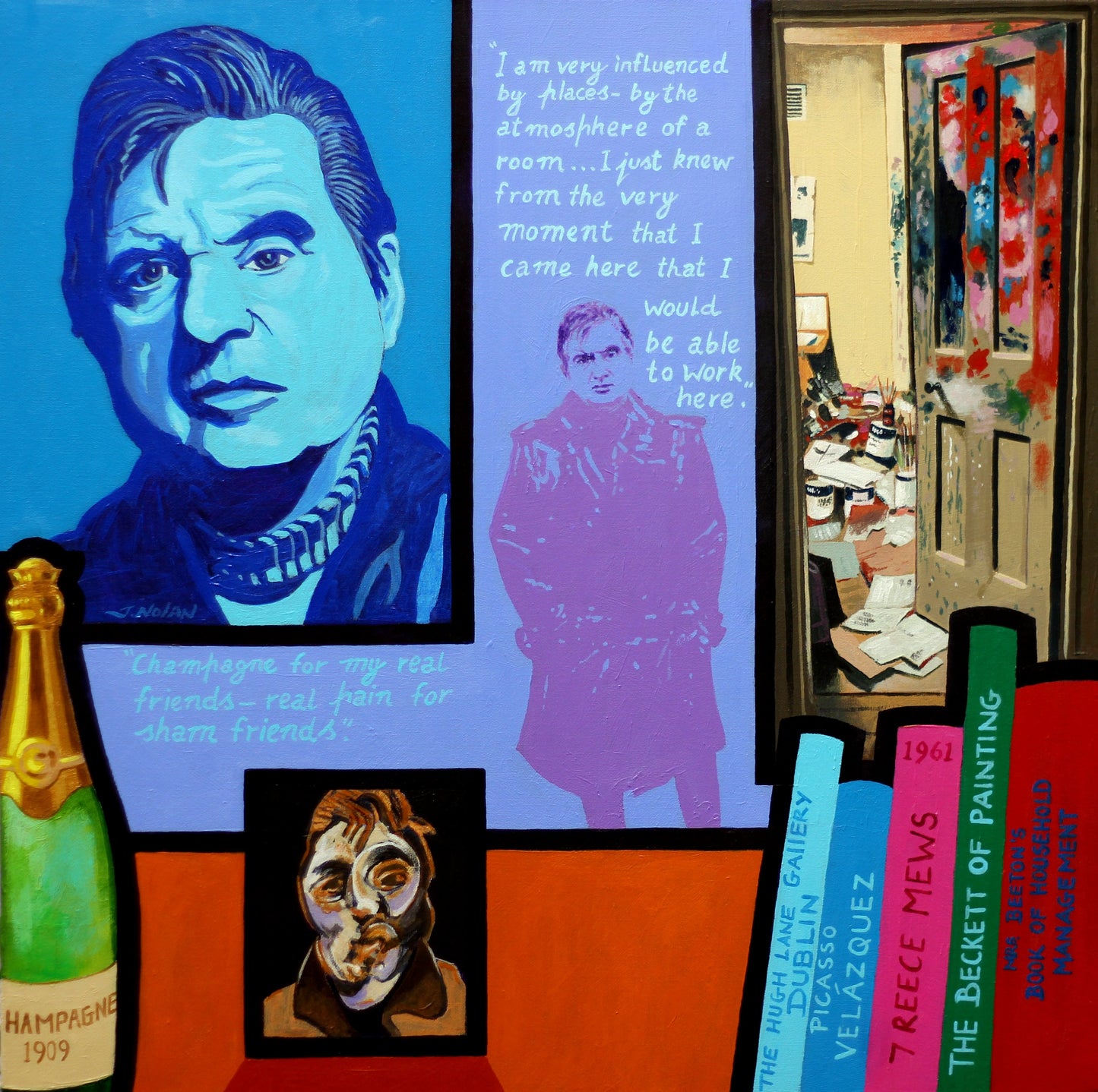 Homage to Francis Bacon by John Nolan artist