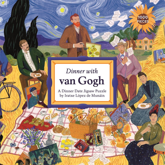 Dinner with van Gogh 1000 piece Jigsaw Puzzle