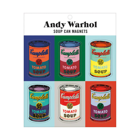 ANDY WARHOL soup can magnets